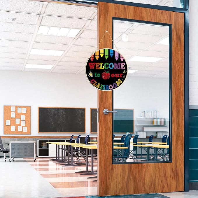 Large Welcome Sign for Classroom Decoration Crafts Hanging to Paint DIY Blank - Image 7