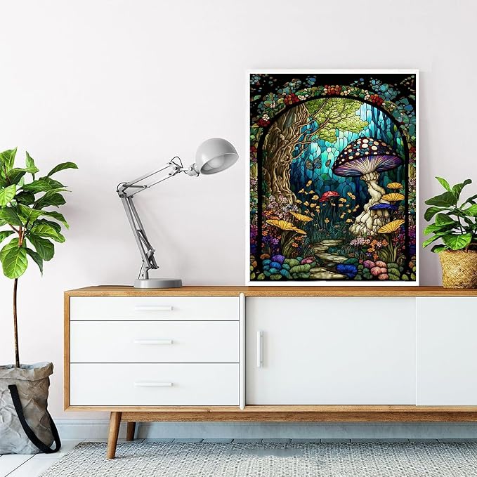 xackcme Mushroom Paint by Numbers - Image 8
