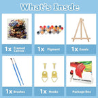 hkejoi Books Paint by Numbers Kit - Image 4