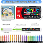 72 Colors Acrylic Paint Markers - Image 5