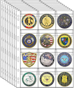 10 Sheets Coin Collection Supplies Pages, Coins Collecting Pocket Page by Xxmbbjy