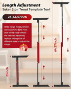 Saker Stair Tread Template Tool, 2026 New Stair Measuring Tool, Stair Tread Jig - Image 5