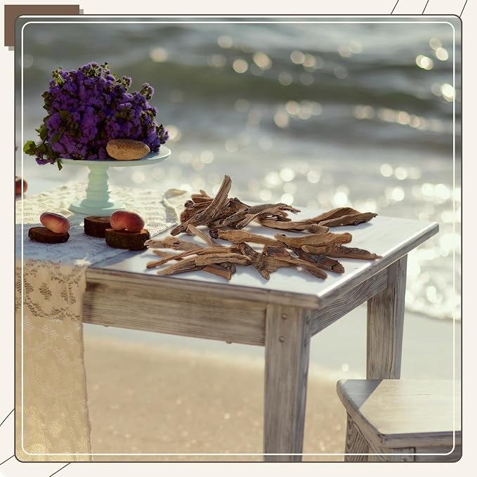 50 oz Driftwood for Crafts and Decor, Mixed Size Driftwood Pieces Large Drift - Image 5
