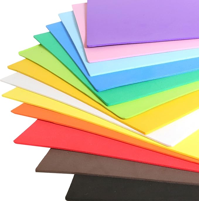 Essentials by Leisure Arts Foam Sheets 9 x 12 Assorted, DIY Art Projects - Image 7