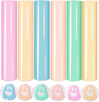 HTVSTD Candy Puff HTV Heat Transfer Vinyl 6Sheets 12×10in | Puff Iron on Vinyl by CraftingEveryday