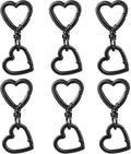 12 Pcs Heart Swivel Spring Clasps，Metal Spring Key Chain Hook Clasps，Clip by Unknown
