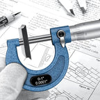 HDLNKAK Outside Micrometer Set, 0-3" Machinist Micrometer, 0.0001" Graduation - Image 2