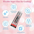 cridoz B7000 Jewelry Glue for Rhinestones - Image 4