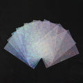 Penitue Photocard Sleeves, 9.1x6.5cm/3.58x2.56in Laser Flashing Card Sleeves by Unknown