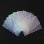 Penitue Photocard Sleeves, 9.1x6.5cm/3.58x2.56in Laser Flashing Card Sleeves by Unknown