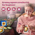 SGIBYN Granny Squares Crochet Kit - Image 6
