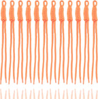 KJML DIY Paracord Keychain 12pcs Paracord Rope Keychain Braided Cord Rope Bag by KJMLDIY
