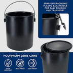 Master Elite 1 Gallon Plastic Paint Can Bucket, 128 fl. oz. All-Plastic Coating - Image 4