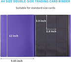 Card Binder, Upgraded 9 Pockets Trading Card Collection Binder - Image 6