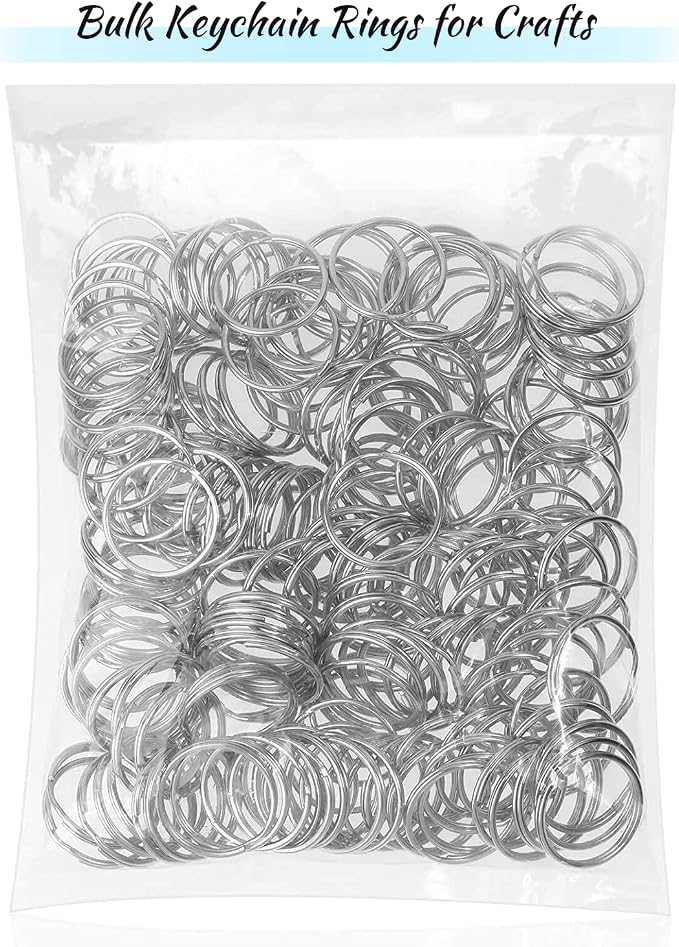 Paxcoo 100 Pack Keyrings, Split Key Rings Bulk - Image 7
