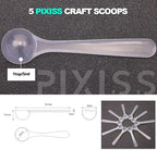 Ranger Metallic Embossing Powder Set, Embossing Powder Spoons, Frosted Crystal - Image 3