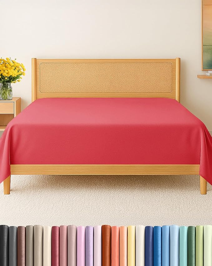 Twin XL Size Flat Sheet by CGKUnlimited