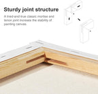 PHOENIX Large Stretched Canvas for Painting 14x18 Inch/7 Value Pack, 8 Oz - Image 4