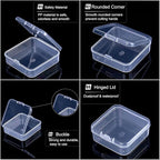 Bead Organizer Box, Craft Storage Box Features Hinged Lid and Labels, Mini Boxes - Image 8
