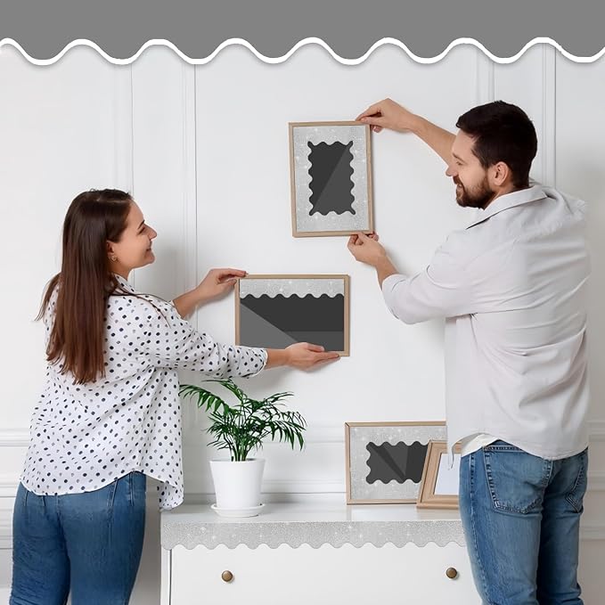 70Ft Shine Bulletin Board Borders，Scalloped Poster Boards Decorations Trim - Image 4