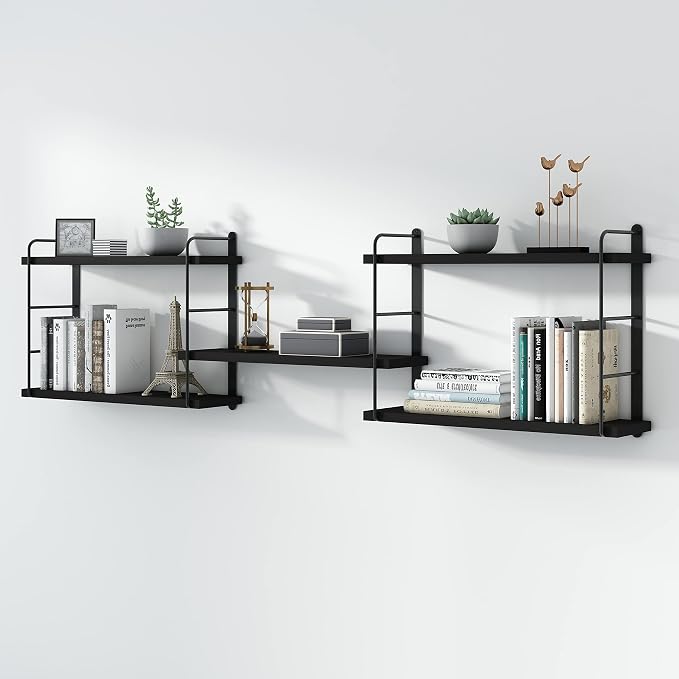 MXCSE Wall Shelves, Wall Mounted Bookshelves, DIY Floating Shelves by MXCSE
