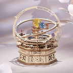 ROKR 3D Wooden Puzzles for Adults Mechanical Music Box-Starry Night, DIY - Image 3