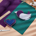 BENECREAT 10FT 15.74 Inch Wide Dark Orchid Felt Roll, 1mm Thick Fabric Sheets - Image 5