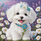 Diamond Painting Kits For Adults, Dog Special Shape Diamond Art Kit, 12X12in | by Unknown