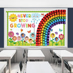 Summer Bulletin Board Classroom Decorations 3D Rainbow Butterfly Floral - Image 6