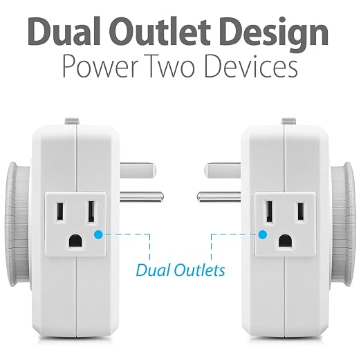 Fosmon 24-Hour Dual Timers Outlets - Image 4