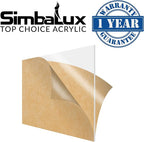 SimbaLux Acrylic Sheet Clear Cast Plexiglass 12” x 12” 1/4” Thick | Square Panel - Image 7