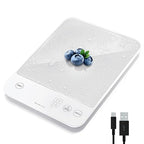 Etekcity 22lb Food Kitchen Scale, USB Rechargeable, IPX6 Waterproof | Digital by Etekcity