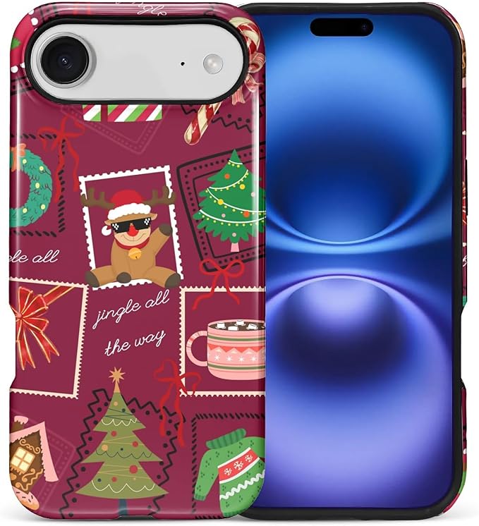 Case for iPhone 17 Air, Scratch Resistant Hybrid Double Layer Hard by Toulas