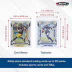 BCW Card Sleeves and Toploaders Combo Pack | 200 Toploaders & 200 Penny Sleeves - Image 3