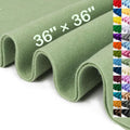 XSEINO Sage Green Large Felt Fabric 36" X 36 ", 1.4 mm Thick Soft Felt Fabric by XSEINOiscreating%EF%BC%81