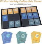 Card Binder 9 Pocket Storage 360 Card Binder, Trading Card Binder Senior and - Image 5