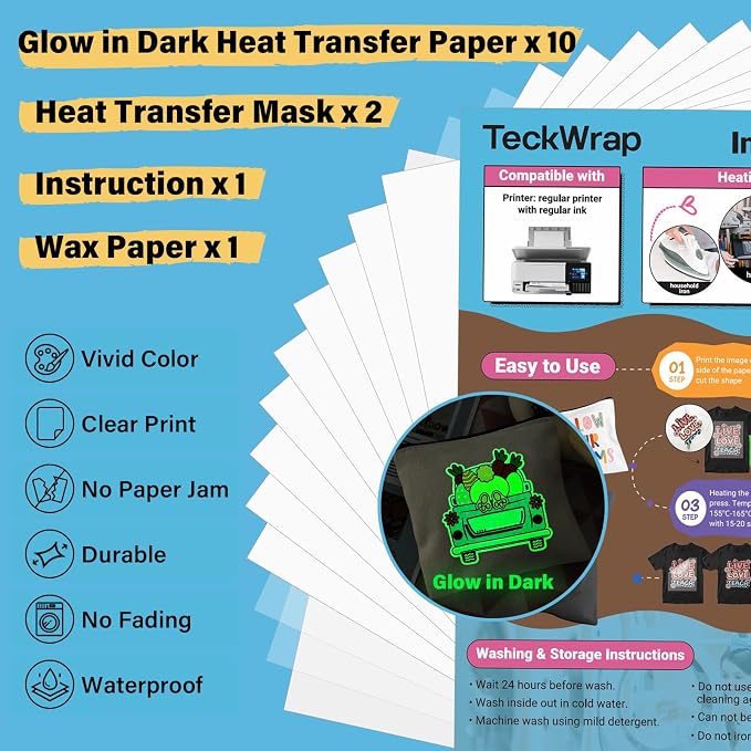 TECKWRAP Printable Heat Transfer Paper - Image 2