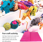Jtnohx Color Felt, 1 Square Yard Felt Fabric, 1.4mm Thickness Flexible Craft - Image 7