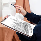 Crehatos 9" x 12" Sketch Book 100 Sheets Each, 2 Pack | Top Spiral Bound Sketch - Image 2