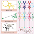 Tondiamo 24 Pcs Beadable Keychain Bars Bulk Beads - Image 4