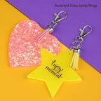 LEOBRO Jump Rings, Keychain Clip and Key Ring, Key Chain Rings, Lobster Claw - Image 3