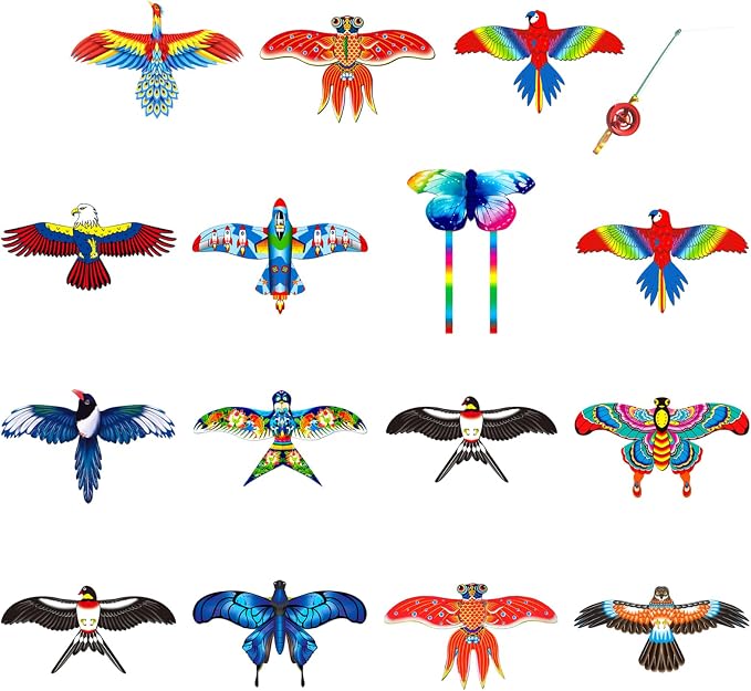 Dynamic Kites 3D Fishing Rod Line Kites Kites Easy Flying Toy Frameless Kites - Image 6