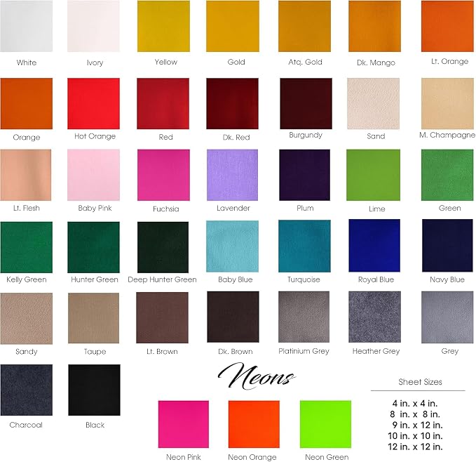 FabricLA Acrylic Felt Sheets for Crafts - Image 4