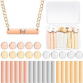 Hicarer 30 Pcs Metal Stamping Blank Tag Pendants, Jewelry Bracelet Stamping by Hicarer