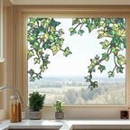 Original Hand Drawn Stained Glass Window Hanging Cling by ChicSkin