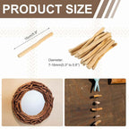 MECCANIXITY 5.9" Natural Driftwood Pieces, 0.3" to 0.6" Dia Driftwood Twigs - Image 2