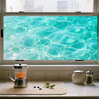 IVN Privacy Window Film Decorative Clear Water Ripples, Static Cling Window Film - Image 6