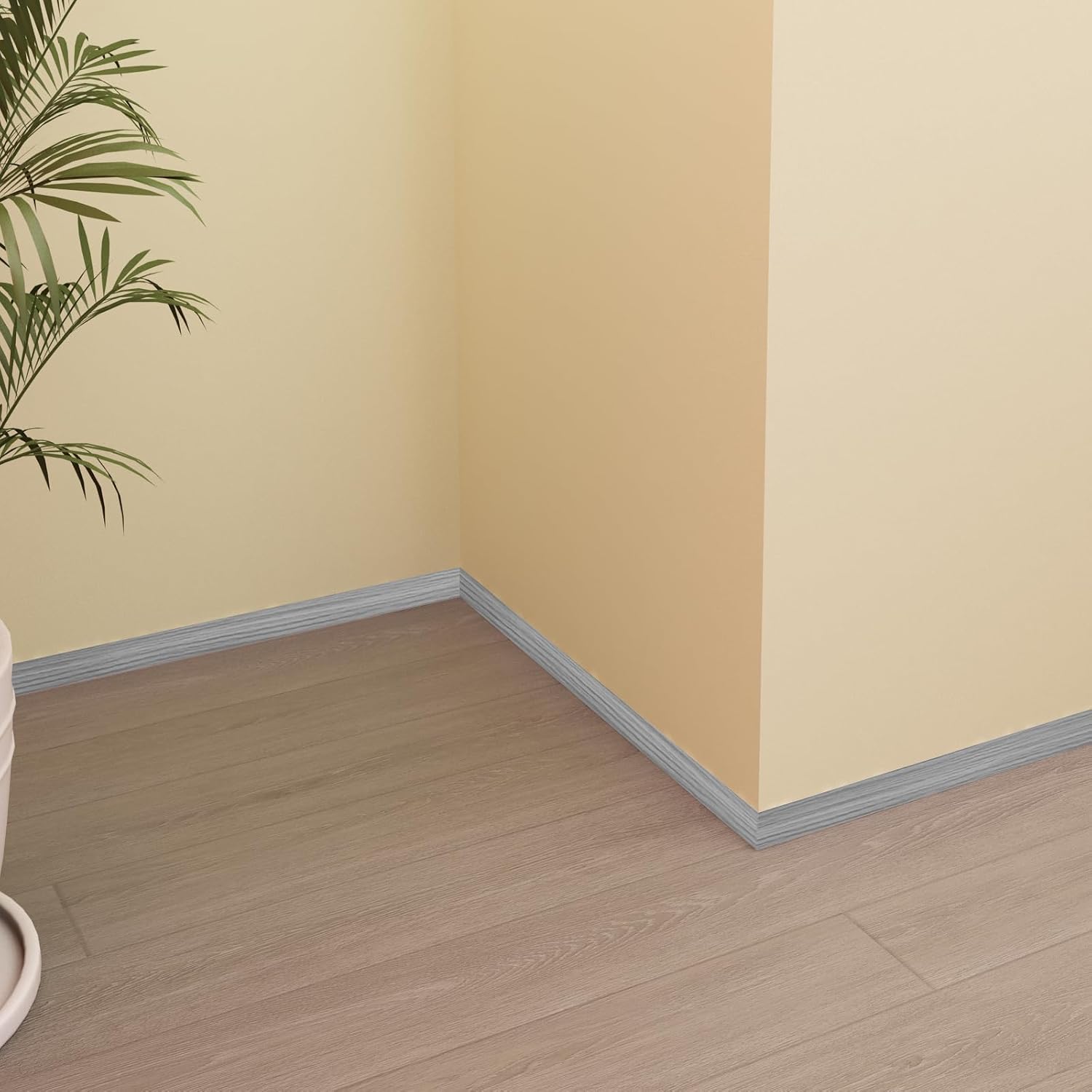 Floor/Door Flat Transition Strip & Self-Adhesive Vinyl Edge Trim - Laminate Gap Covering Joining Strip