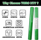 TORC Green Holographic HTV Heat Transfer Vinyl Roll 12 in x 10 ft Christmas - Image 2