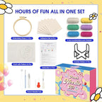yuegool 6PCS Energy Punch Needle Coasters Kit, Easy DIY Punch Needle Embroidery - Image 2